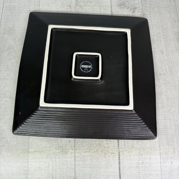 Home Target ZAZEN Reactive Crackled Turquoise Chocolate Out Dinner Plates Set 2 - Picture 5 of 16